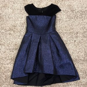 Zoe Girls Blue Sparkled Dress Size 8